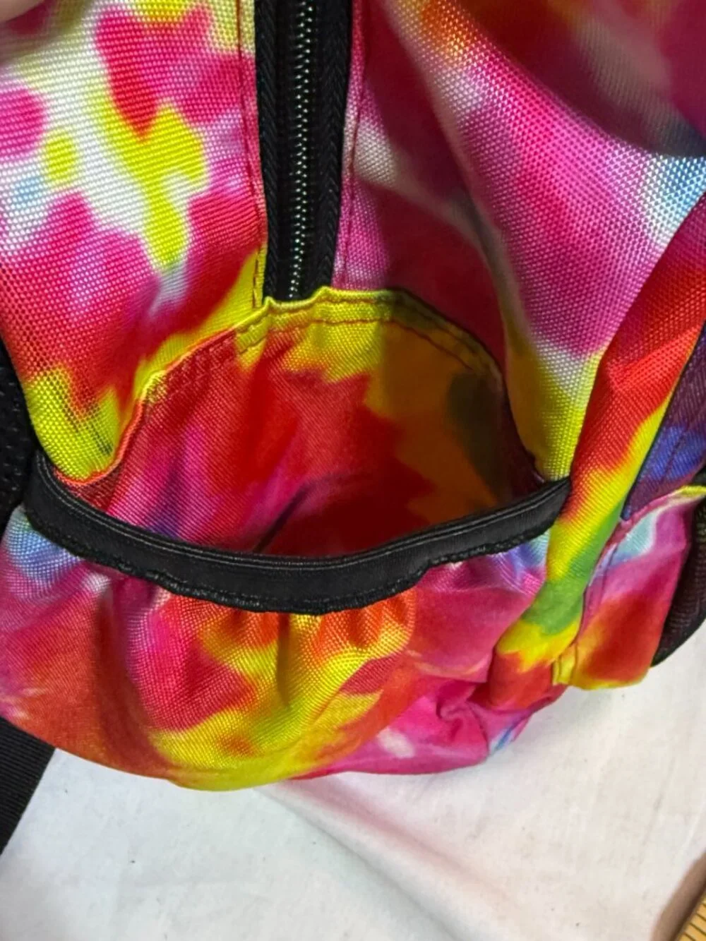 FILA Tie Dye Backpack Vibrant Rainbow School Travel Bag AT-13356